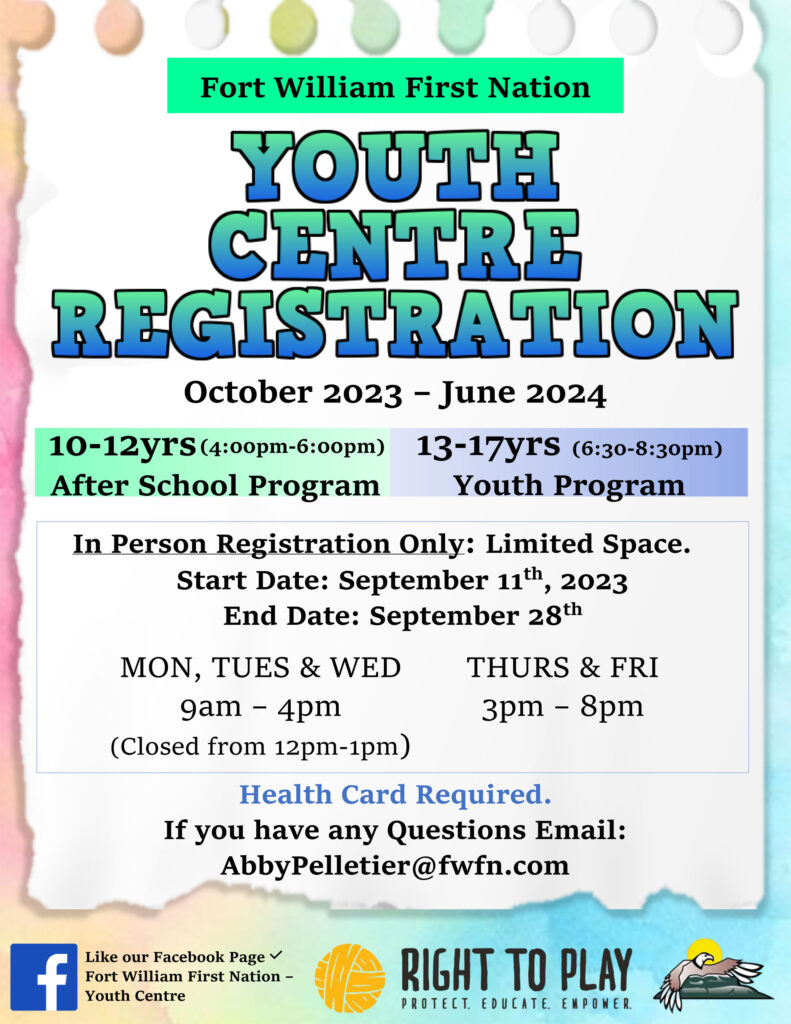Youth Centre Registration