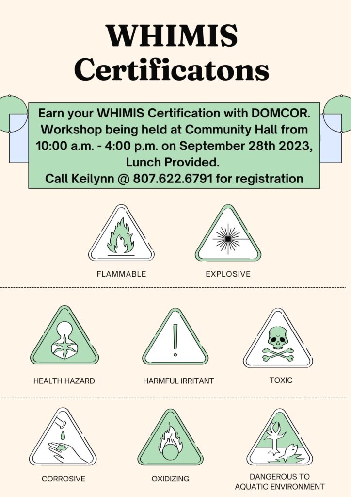WHMIS Certifications