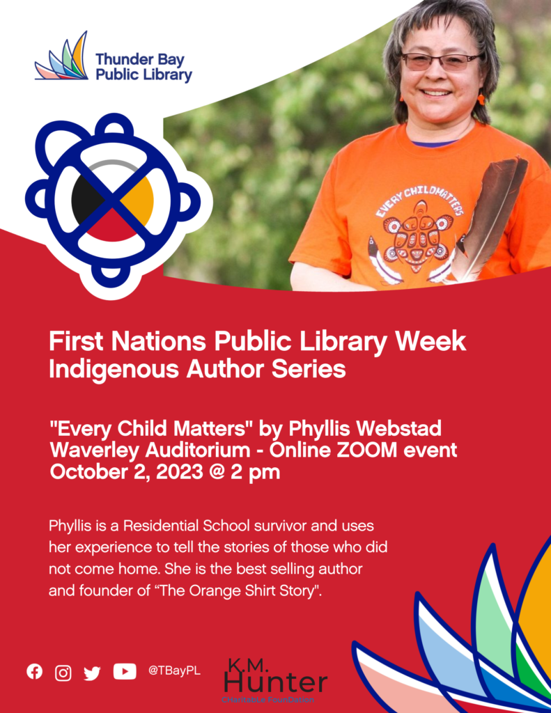 First Nations Public Library Week Indigenous Author Series